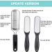 2PCS Stainless Steel Foot File Callus Remover and Scrubber Set - Dual Size Rasp for Dead Skin Removal - Pedicure Tools for Soft Feet - Washable and Reusable - Buy Online on GoSupps.com