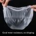 Vtrem 30 Disposable Shower Caps + 60 Ear Protector Caps - Waterproof Elastic Bath Caps for Hair Dye - Clear Plastic Covers for Women Spa, Home, Hotel, and Salon - Buy Online on GoSupps.com