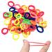 SZXMDKH 100 pieces of hair tie seamless hair rubber bands in candy colors 2cm ponytail holder hair jewelry multi -colored hair tie for girls baby children (candy colors)