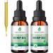 2 Pack Hemp Oil Organic Premium for Pain Relief Skin Anxiety - 2 800 000 Maximum Strength - 100% Natural Hemp Drops Tincture - Hemp Oils with Vegan Non-GMO Grown Fruit