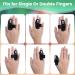 Ednyzakrn 2 Pack Finger Protection - Adjustable Trigger Finger Brace Splint for Sports | Injury Support for Basketball Volleyball Tennis & Baseball - Buy Online on GoSupps.com