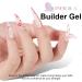 NXJ INFILILA Poly Gel 50ml Builder Gel Clear Glitter Nail Extension Gel Hard Gel for Nails Soak Off UV LED Gel Nail Polish for Home and Manicure Nail Salon DIY Gift for Girls Women B-clear - Buy Online on GoSupps.com