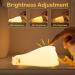 CooPark Duck Night Light - Dimmable Touch Lamp for Kids, Women, and Nursery - Cute Animal Design with Timer Function - Ideal for Bedroom or Children's Room - Buy Online on GoSupps.com