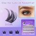 Self Adhesive Eyelashes Pre-Glued | D Curl Volume Lashes 10-14mm | Individual Lash Extension Kit with Tweezers - Buy Online on GoSupps.com