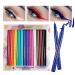 RoseFlower 12 colors liquid eyeliner set