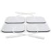 2x2 Premium Re-Usable Self Adhesive Electrode Pads for TENS/EMS Unit - Fabric Backed with Premium Gel - Latex Free (20 Pack) - Buy Online on GoSupps.com