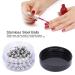 Buy 100 Rust-Resistant Stainless Steel Color Mixing Balls for Nail Polish | Optimized Stirring Tool Holder Set - International Shipping Available - Buy Online on GoSupps.com