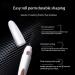 RIYAN Electric Heated Eyelash Curler Long Lasting Natural Eye Lash Curler USB Charge Makeup Curling Kit White - Buy Online on GoSupps.com