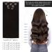 Vivien Clip In Extensions | Real Darkest Brown Remy Hair | 25cm 80g 7PCS | 10 Inch #2 - Buy Online on GoSupps.com