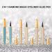 2-in-1 Magic Self-adhesive Eyelash Glue Pen | Upgraded Diamond Bling Liquid Eyeliner | No Glue or Magnetic Gold - Buy Online on GoSupps.com