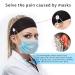 CANIPHA Headbands with Buttons for Face Mask - Wide Nurse Headbands for Men and Women - Ears Protection - Non Slip Hair Band - 5 Pcs Set for Workout, Sports, Running, Yoga - Buy Online on GoSupps.com