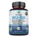 Stay-Well Naturals Infla-1500 All-Natural Relief Supplement Extract Blend with Turmeric White Willow Bark Ashwagandha Ginger Boswellia Bromelain Omega-3 and Magnesium-60ct