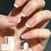 French Manicure Kit - French Tip Stamp Pink & White Gel Nail Polish Gel Nail Kit Nail Art Tools Nail Stamper French Manicure Nude White Jelly Nail Polish French Nails Nail Accessories Set for Women - Buy Online on GoSupps.com