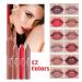 Matte Crayon Lipstick - Waterproof Moisturizing Velvet Smooth Lipstick for Women | Long-lasting Makeup Bunt Pin - 1 Piece - Buy Online on GoSupps.com
