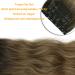 Clip-In Hair Extensions - Brown Synthetic Double Weft 50cm 200g Ombre Goldblond - Affordable Full Head 4-Pcs for Women - Buy Online on GoSupps.com
