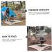 Yardenfun 1pc BBQ Fire Mat Outdoor Mat Camping BBQ Fireproof Cushion Mat Protection Decorate 80x80cm Light Yellow - Buy Online on GoSupps.com