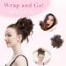 Messy Hair Bun Hair Piece Claw Clip Tousled Hair Bun Hair Piece Fluffy natural scrunchie bridal cocktail hairpin Messy Hair Bun Extensions Curly Wavy Hair Scrunchies Ponytail Hair Extensions - Buy Online on GoSupps.com