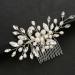 Amosfun Bridal Headwear Hair Toppers Hair Pin Hair Clip Bridal Hair Comb Hair Side Comb Wedding Headpiece Wedding Elegant Headdress Bridal Headdress Metal White Accessories Classical Bride - Buy Online on GoSupps.com