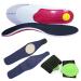 3 Pairs Arch Pain Insoles for Plantar Fasciitis high Arch Foot Support Insoles Shoe Inserts Women Men  Arch Supports Standing All Day  The Good feet Store Shoe Inserts for Relief Flat(3 Pairs) (S)