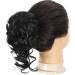 Claw Messy Bun Hair Piece Clip w/ Wavy Curly Chignon - Buy Online on GoSupps.com