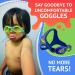 Frogglez Anti-Fog Kids Swimming Goggles | Ages 3-10 | Recommended by Olympic Swimmers | Premium Strap | Blue Frog - Buy Online on GoSupps.com