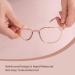 GUDVUE Blue Light Glasses - Ultra Lightweight Oval Eyewear for Men & Women | Anti-Glare UV400 Eye Strain Relief - Champagne Clear - Buy Online on GoSupps.com