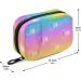 Pfrewn 7-Day Rainbow Axolotl Pill Organizer Case - Portable Travel Pill Box & Zipper Pouch for Vitamins & Supplements - Buy Online on GoSupps.com