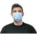 Medi Sant 102 x Type IIR Medical Masks - EN14683 BFE 98% - Blue Disposable Respirator for Mouth & Nose Protection - Buy Online on GoSupps.com
