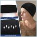 Janmercy 4 Pcs Bamboo Fiber Wig Cap Set - Women's Elastic Breathable Bald Cap for Hairloss - Black & Beige - Buy Online on GoSupps.com