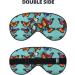 Unisex Butterfly & Cello Print Sleep Eye Mask - Soft Comfort for Travel Yoga & Shift Work - Buy Online on GoSupps.com