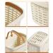 Portable Shower Basket Sundry Storage Basket Plastic Tote Storage Basket for Holding Soap Shampoo Cosmetics Bathroom Gym(Beige) - Buy Online on GoSupps.com