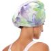 Floral Purple Hair Towel 2 Pack | Super Absorbent Quick Dry Hair Turbans for Women & Girls - Buy Online on GoSupps.com
