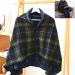 Double-Layer Extra Soft Super Warm Tartan Shawl Plush Throw Blanket Scarf Neck Shoulder Blanket Pad for Kids Teens Adults A 80*130cm