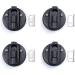 Mxeol Marine Slam Latch Black Flush Pull Slam Latch Round Plastic Black  4 PACK - Buy Online on GoSupps.com
