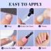 Ejiubas Coffin Nails Tips - 300Pcs Pre-buff Finish Extra Short Fake Nails for Nail Extensions - Full Cover False Nails with Box - Ultra Fit Matte Gel Nails - Buy Online on GoSupps.com