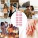 Semi Cured Nail Polish Stickers | Natural Gloss Gel Nail Strips Full Nail Wraps for Women Nails Art Adhesive Nail Polish Strips Salon-Quality Easy to Apply Long-Lasting Vibrant - Buy Online on GoSupps.com