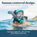 Seaview 180 V3 Full Face Snorkel Mask - Adults & Kids Snorkeling Gear, Seafoam Medium - Buy Online on GoSupps.com