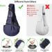 Cuby Adjustable Dog & Cat Sling Pet Carrier - Dark Blue | Travel Pet Bag with Foot Cushion & Adjustable Strap - Buy Online on GoSupps.com