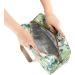 IGNPION Woman Large Travel Toiletry Bag - Waterproof Makeup Organizer & Cosmetic Bag for Swimming and Gym - Green Flower - Buy Online on GoSupps.com