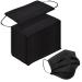 100 Pack Disposable Face Masks with Elastic Ear LoopBreathability Comfort-Black