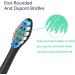 Gypoirul Toothbrush Replacement Heads - 10 Pack Compatible with Philips Sonicare, Sonic Toothbrush Heads in Black - Buy Online on GoSupps.com