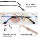 4 Pack Blue Light Blocking Reading Glasses for Men | Half Rim Metal Readers with Spring Hinge | Computer Eyeglasses in Black Gray Brown Gold - 2.0x - Buy Online on GoSupps.com
