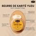 WAAM Cosmetics Beurre de Karit Yuzu Soin nourrissant peau et cheveux Au beurre de Karit brut BIO et naturel Vegan 100ml - Buy Online on GoSupps.com