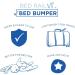 Milliard Bed Bumper (1 Pack) Foam Safety Rail Guard with Non-Slip Hypoallergenic Water Resistant and Washable Cover  Bed Rail for Toddlers  Kids  Adults and Seniors - Buy Online on GoSupps.com
