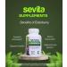 Sevita Supplements Elderberry Extra Strength Formula - 600mg. 60 Vegetarian capsules - Buy Online on GoSupps.com