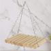Swing Squirrels Swing Parrots-13 * 20cm Wooden Natural Stripe Round Log Parrots Hanging Swing for Chinchilla Squirrels - Buy Online on GoSupps.com