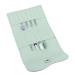 Nail Drill Bit Holder Organizer Nail Drill Bit Holder Wallet Portable Multi Layer PU Storage Bag for Nail Sanding Heads with Design