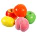 FRCOLOR 20 Pcs Christmas Fruit Candles Orange Decor Artificial Fruit Candles Fruit Figurines Fireplace Decor Lemon Shaped Candles Peach Shaped Candles Mantel Decor Statue Paraffin Indoor