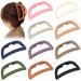 10 Pcs Ladder-Shaped Large Claw Clips for Women Girls Long Thick Hair 4.5 Inch Big Jaw Hair Clips French Matte Claw Clips Non-Slip Jumbo Ladder-Shaped Hair Claw Clips Hair Clamps for Thick Medium Hair