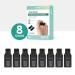 Welnove Hammer Toe Straightener - 8 Pack Cushioned Splints for Overlapping & Crooked Toes - Large Black Toe Corrector & Bandages - Buy Online on GoSupps.com